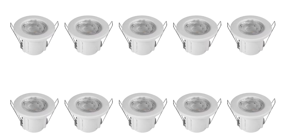 V-Tac VT-885 Spot encastré rond blanc 81,5 x 57 mm | Samsung LED | 5 W | 3000/4000 K | IP65