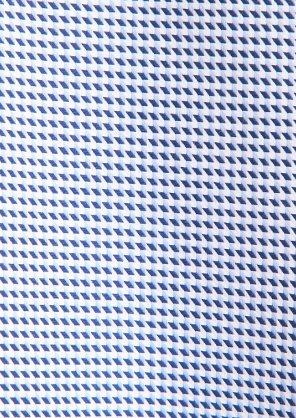 Seidensticker Shirt Regular Fit - Spread Kent |-Mid Blue - Size 42 - 100% Cotton