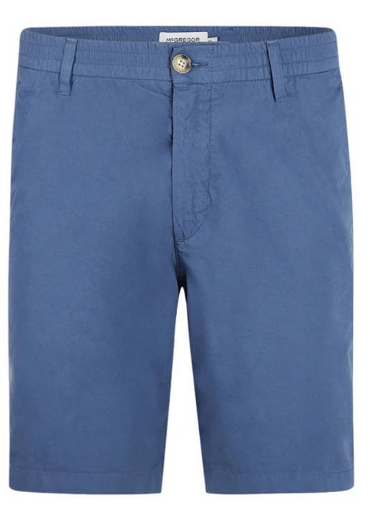 Short en popeline McGregor - Bleu moyen - 36 - Coupe régulière