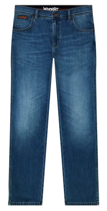 wrangler Texas Medium Stretch Straight Jean - Verdant Tone - taille 30×32