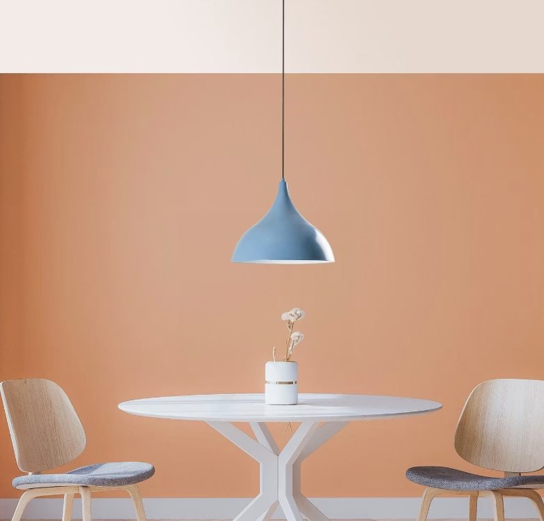 Opviq Bitlisim Lampe suspendue Bleu clair | Ø41 x H35 cm | Hauteur réglable