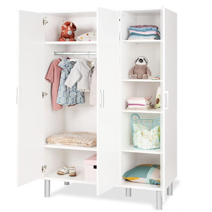 Pinolino Armoire Kids - 120 x 56 x 181 cm - blanc