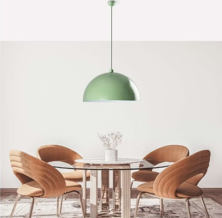 opviq Kure 236 lampe suspendue - 60×35 cm - menthe - E27
