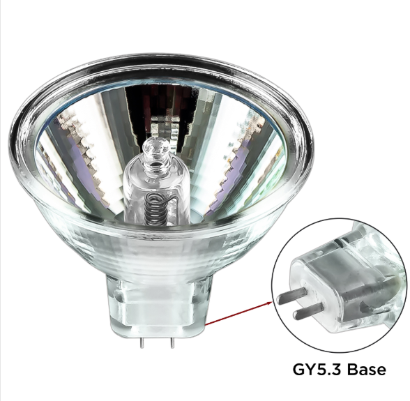 osram lampe halogène tungstène - 120V - 250W - MR16 - G5 - claire - 5.05 x 4.42 cm