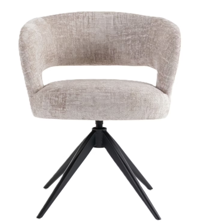 Criks Design Coco Chaise de salle à manger - beige - 62x61x77 cm - 2 pièces