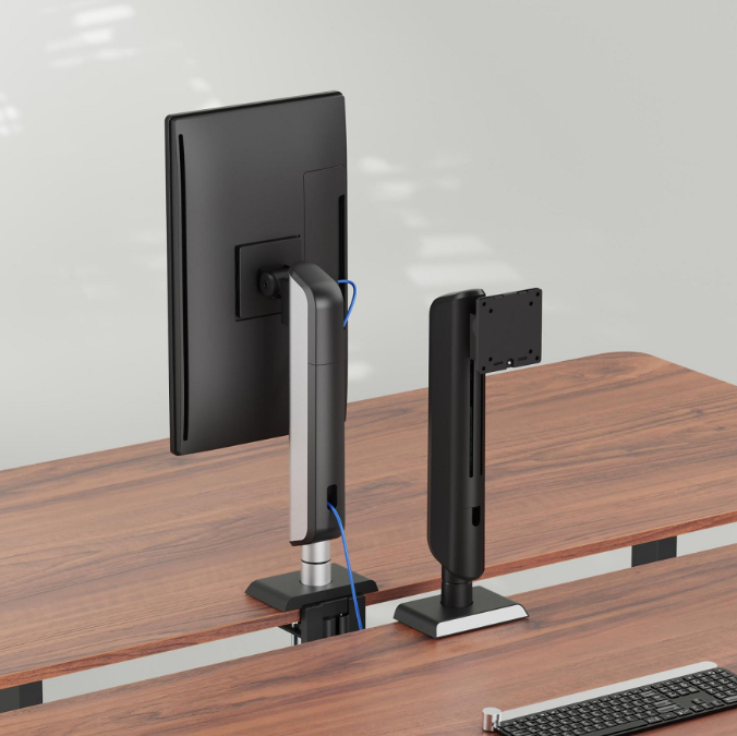 VDD LUMLDT70-C01 Bras pour moniteur - Noir - 71x18x20 cm - Support de moniteur ergonomique à pince