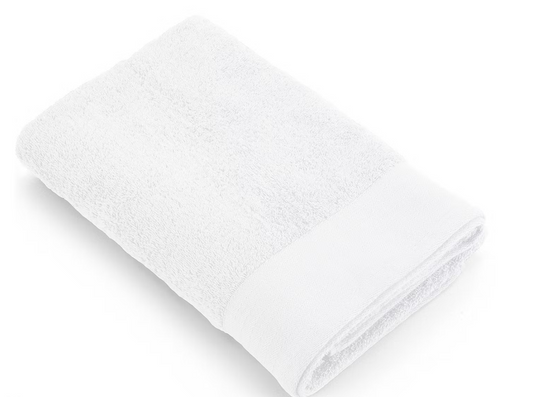 Serviettes en coton doux Walra - 10 pièces - 50 x 100 cm - 550 g/m² - blanc