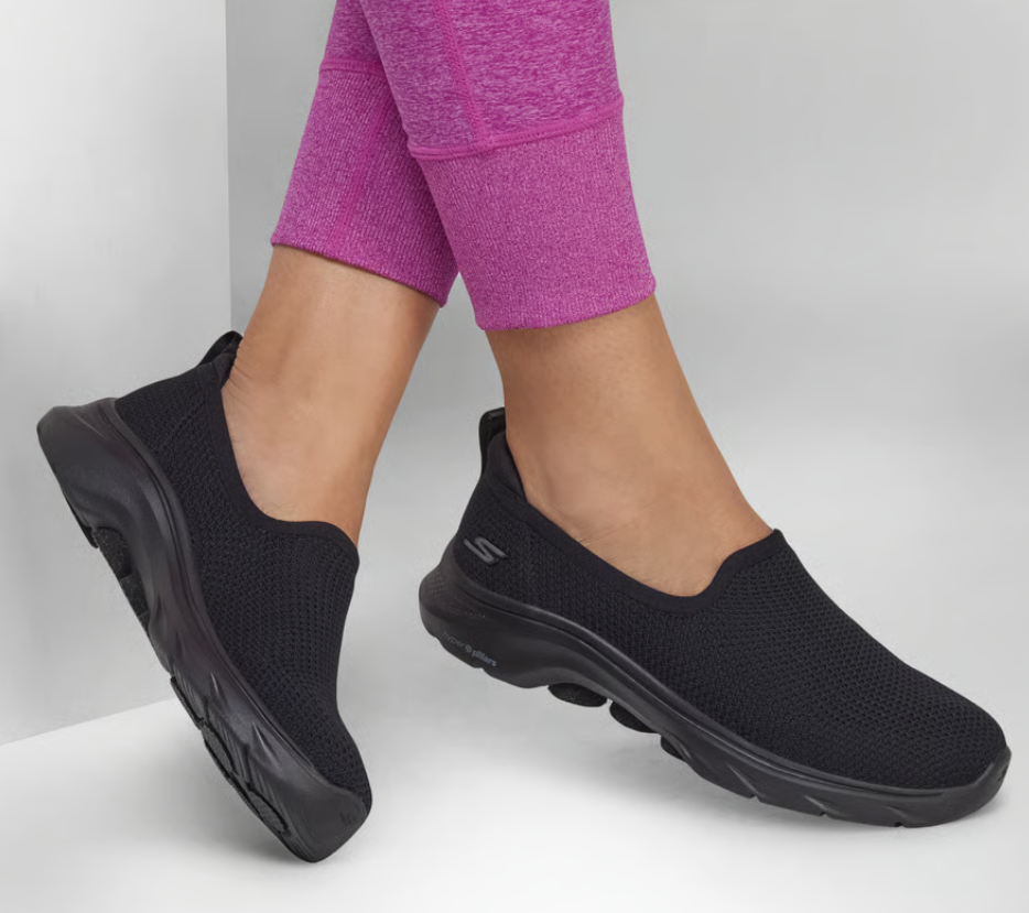 Skechers Go Walk 7 Ivy ladies - chaussure confortable - noir - taille 40