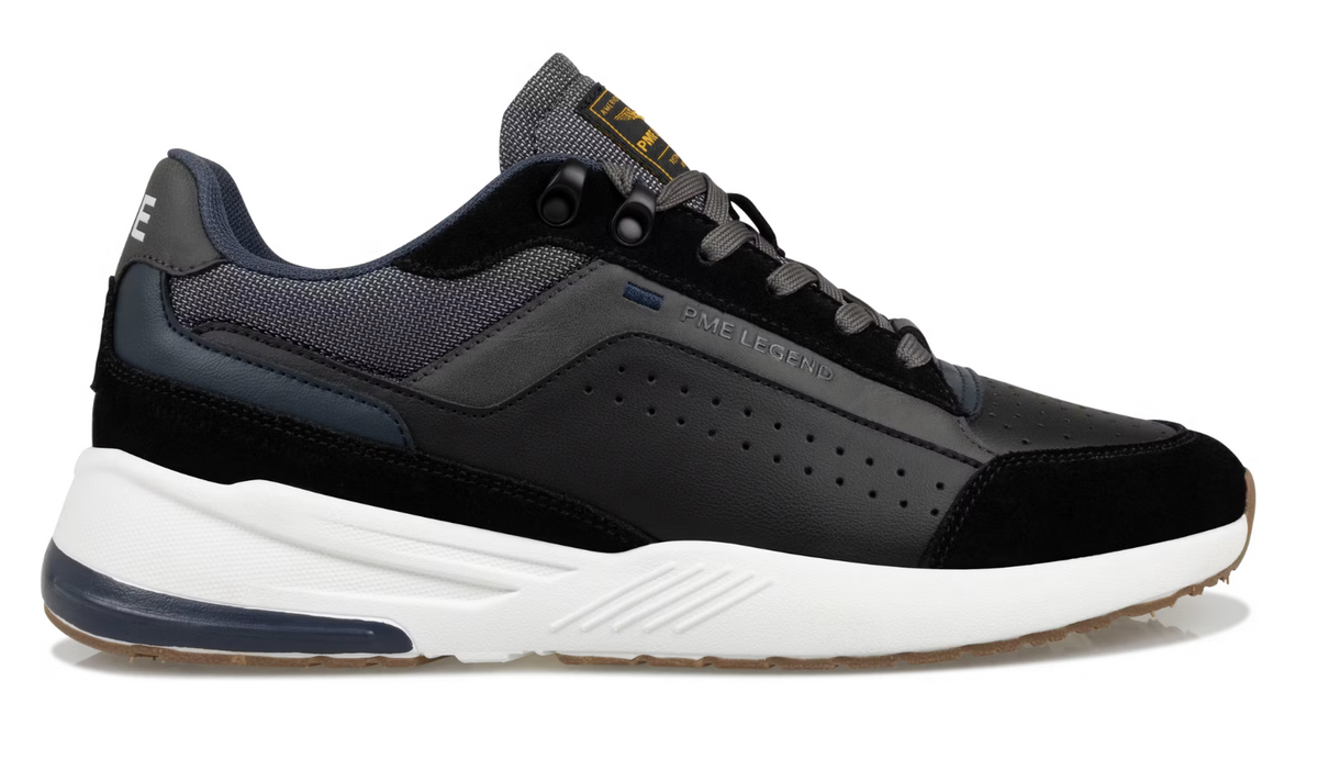 PME Legend Noselifter Sneakers Hommes - Noir - Taille 45 - Sporty Multimaterial Comfort