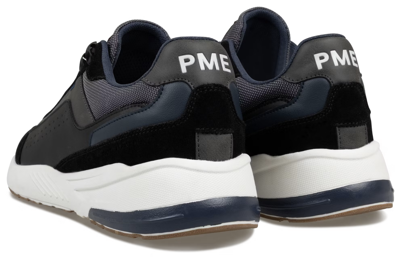 PME Legend Noselifter Sneakers Hommes - Noir - Taille 45 - Sporty Multimaterial Comfort