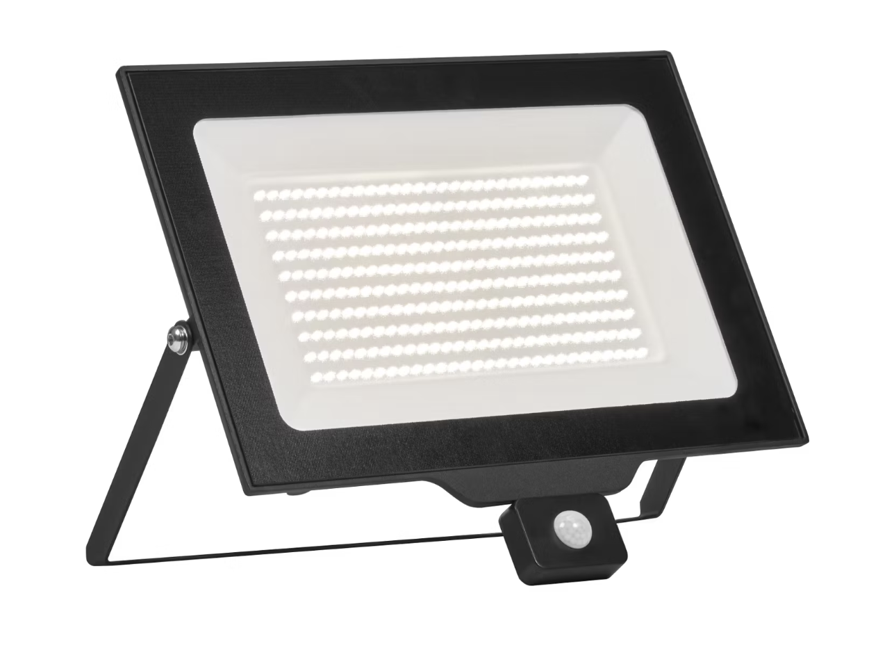 Ledvance Essential Sensor LED Floodlight 200 W - Noir - 402x45x341 mm - 20000 lumens cool white