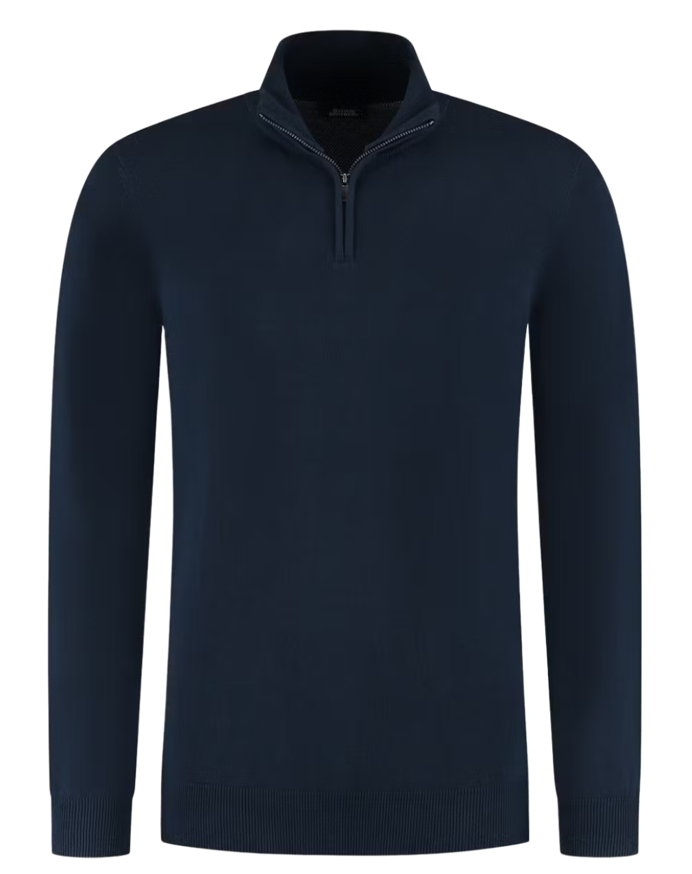 Boston Brothers Half Zip Pullover for Men - Size L - Pull en coton intemporel avec tricot de luxe