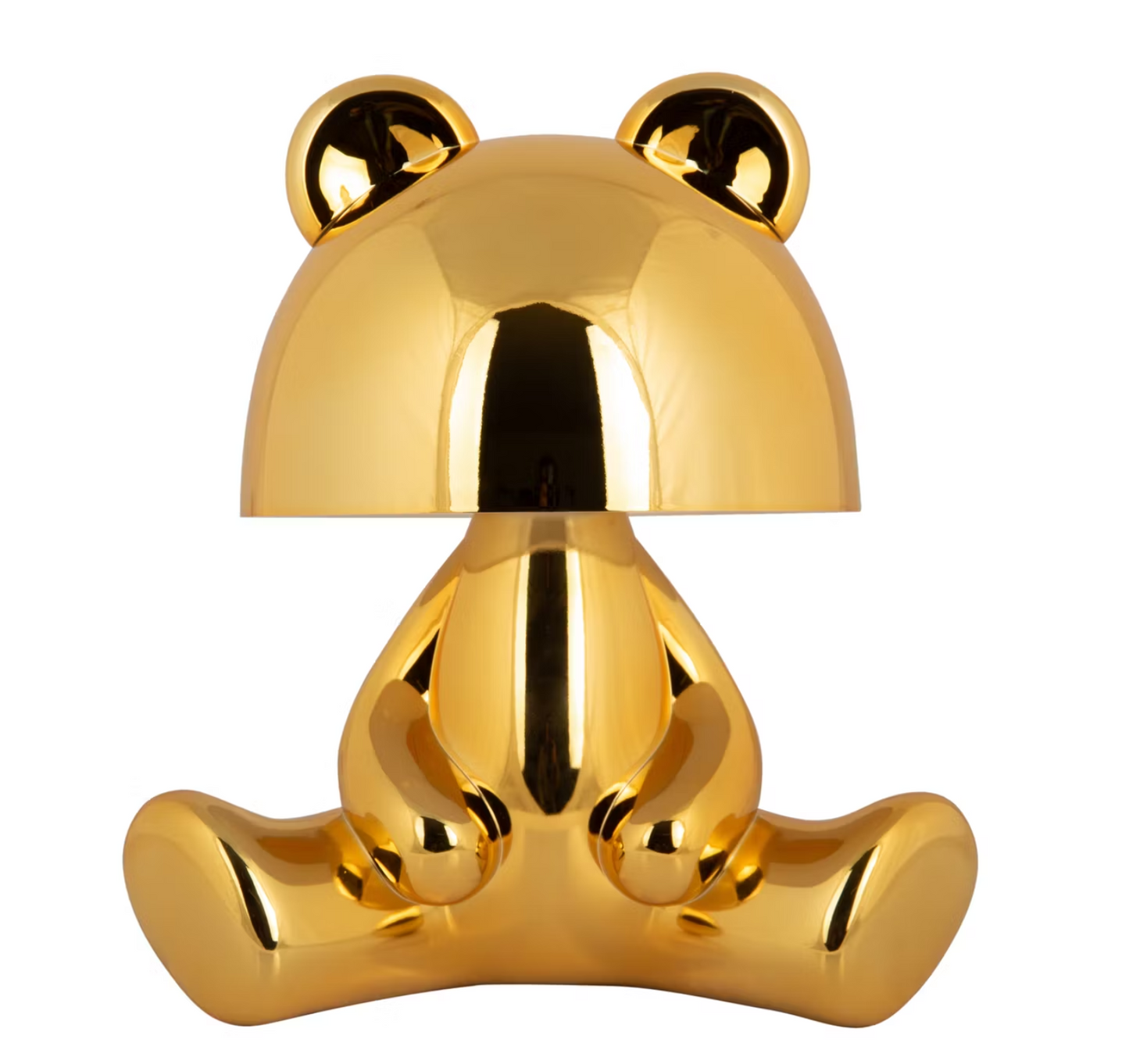 Leitmotiv Bear Lampe de table LED - Avec haut-parleur Bluetooth - Sans fil - Couleur or