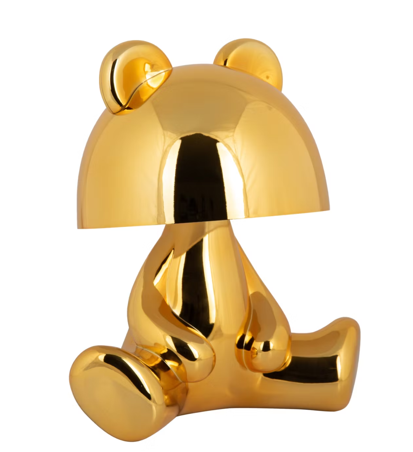 Leitmotiv Bear Lampe de table LED - Avec haut-parleur Bluetooth - Sans fil - Couleur or