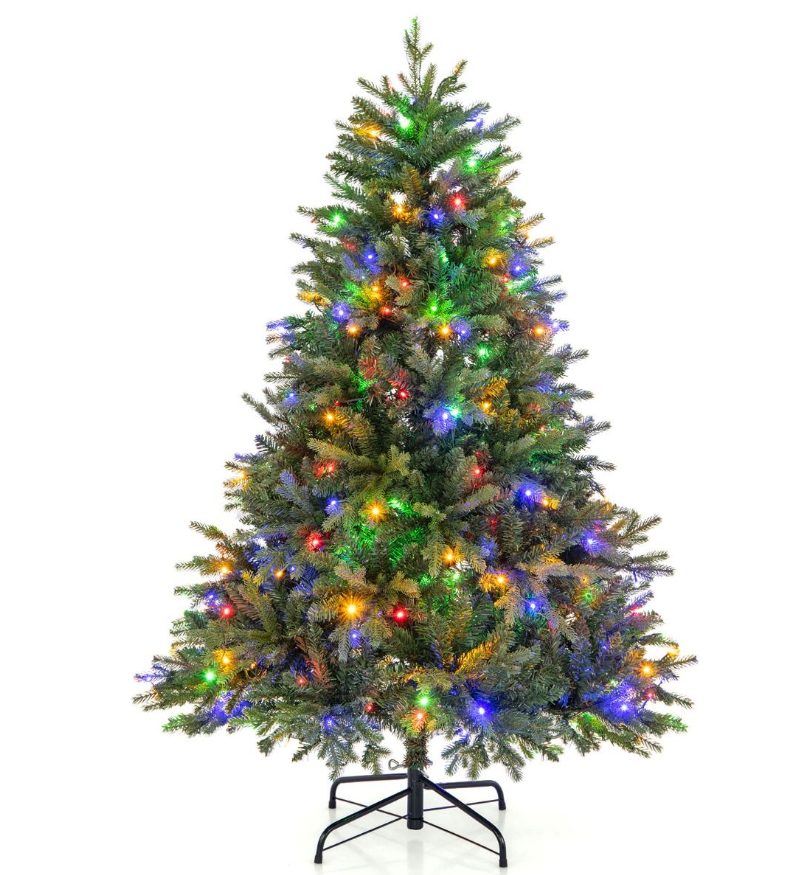Coast Artificial Christmas tree with LED lights 150 cm - Green - Ø100 cm - 250 LED - 11 Modes d'éclairage