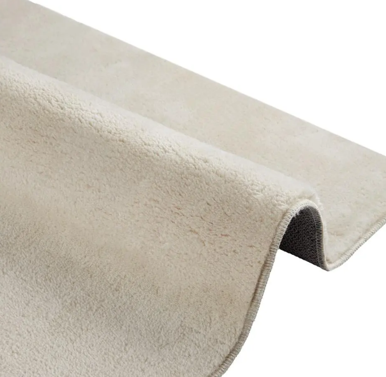 tectake Tapis Soft Zone - poils courts - extra doux - beige - 200 × 290 cm