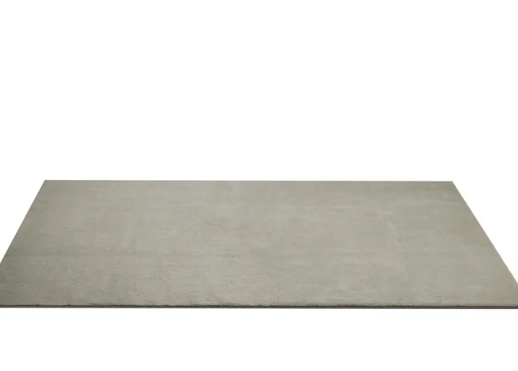 tectake Tapis Soft Zone - poils courts - extra doux - sable - 200 × 290 cm