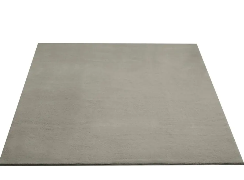 tectake Tapis Soft Zone - poils courts - extra doux - sable - 200 × 290 cm