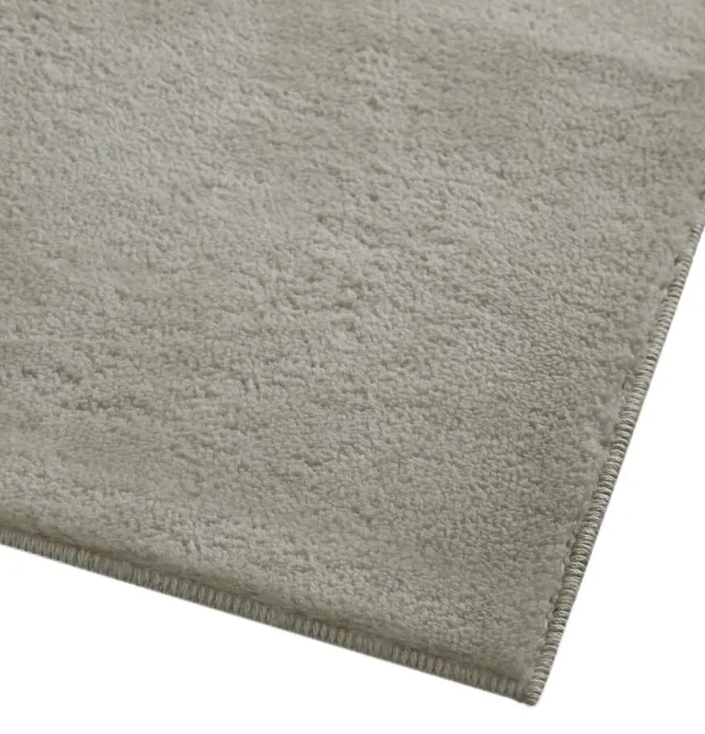 tectake Tapis Soft Zone - poils courts - extra doux - sable - 200 × 290 cm
