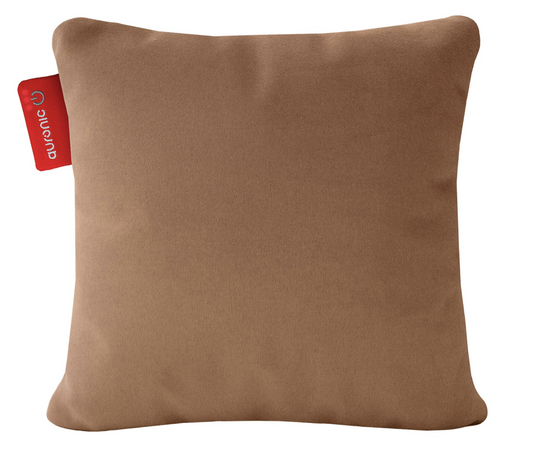 Auronic coussin chauffant électrique infrarouge classic 45x45 cm - rechargeable - 3 niveaux de chaleur - vieux rose