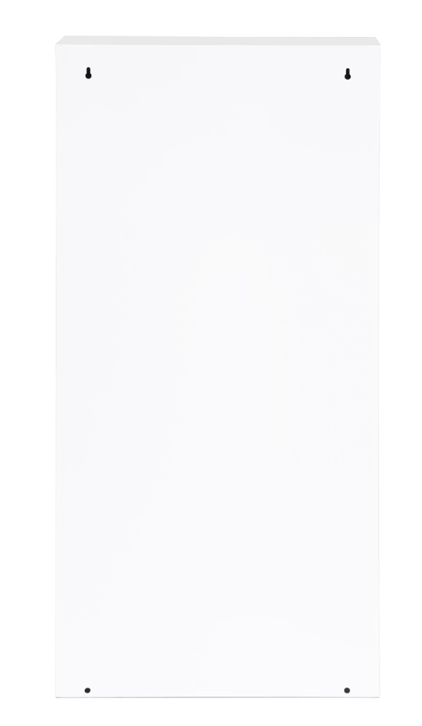 Bizzotto Eyvin étagère à chaussures trois compartiments - blanc - 50 x 15 x 106 cm