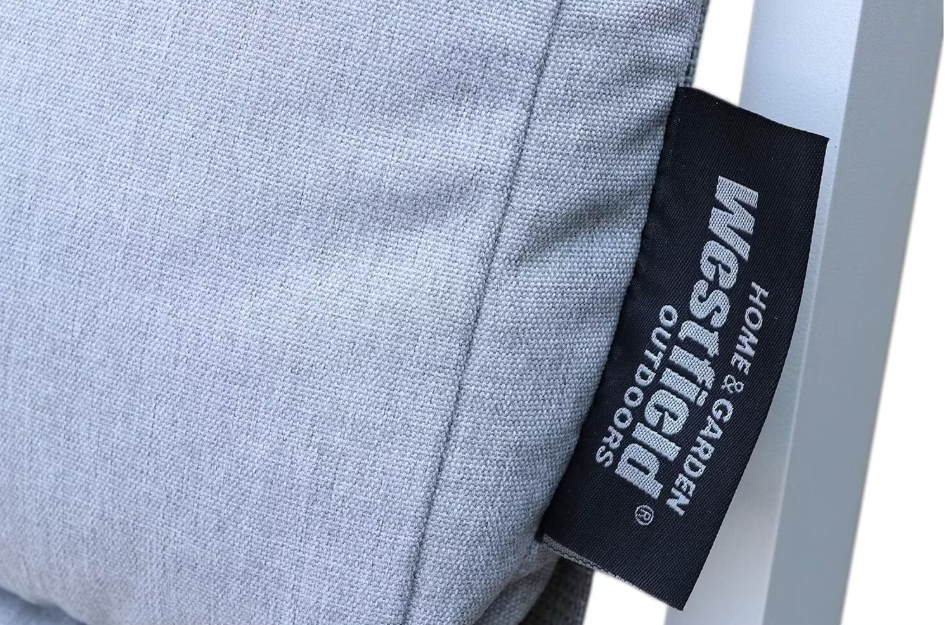 Westfield Outdoors Chaise longue Amber avec ottoman 73,5 x 63 x 90 cm - bleu clair