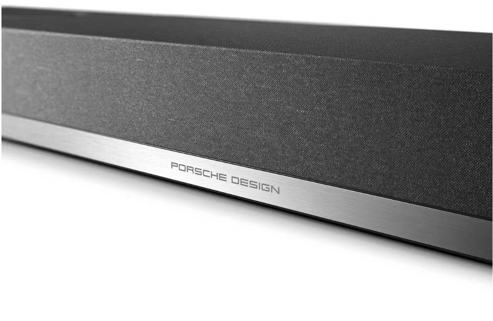 Porsche Design Soundbar PDB90 5.1.2 Dolby Atmos DTS-X - Noir - 1200 x 210 x 88 mm