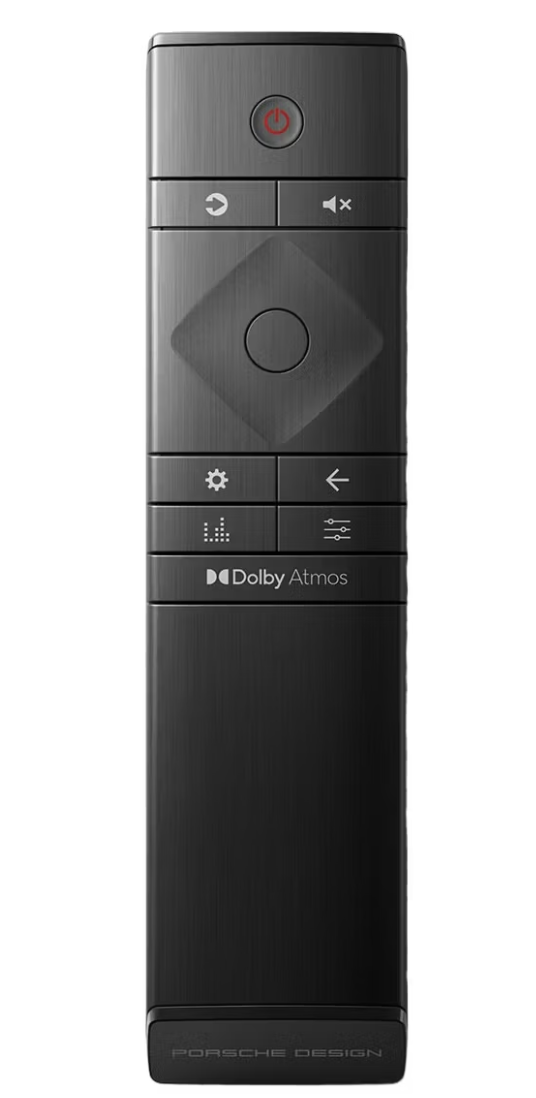 Porsche Design Soundbar PDB90 5.1.2 Dolby Atmos DTS-X - Noir - 1200 x 210 x 88 mm