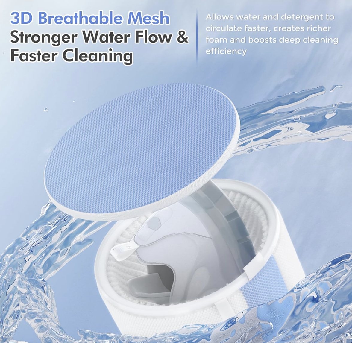 Teletrogy Sac à linge pour chaussures en microfibres chenille - 2 compartiments - fermeture à glissière cachée - 32 x 18 cm - blanc