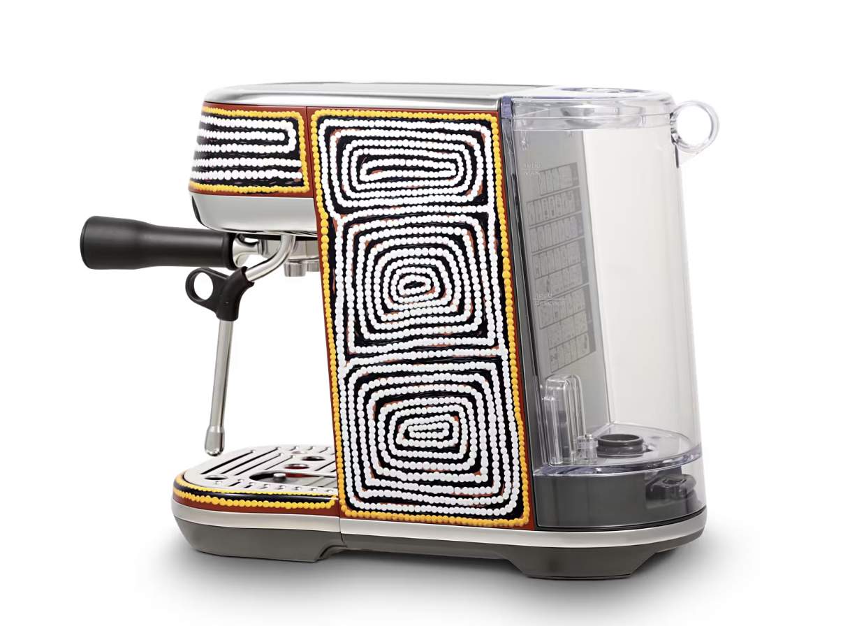 Sage - Machine à espresso semi-automatique - réservoir d'eau de 1,9 l et moussoir à lait automatique - 3 secondes de chauffe et pré-infusion - pour la qualité Barista à la maison - Tingari en acier inoxydable