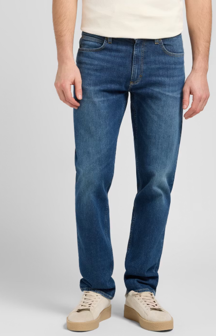 Lee West Regular Jeans - Hommes - Denim selvedge authentique - Lavage Richter foncé