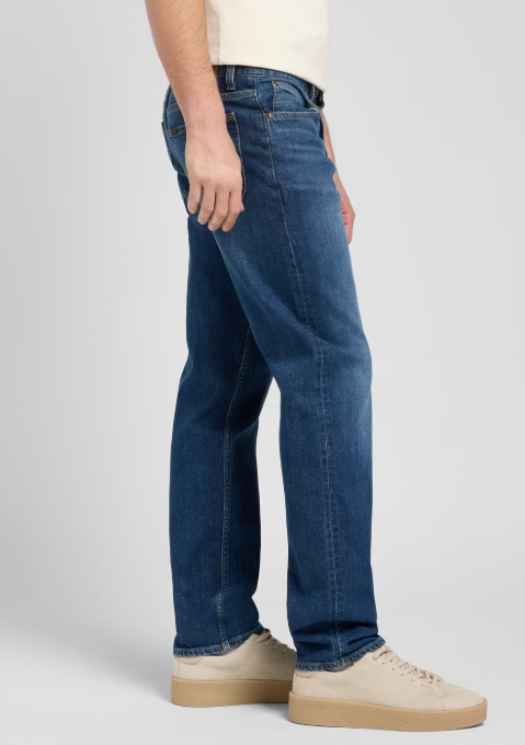 Lee West Regular Jeans - Hommes - Denim selvedge authentique - Lavage Richter foncé