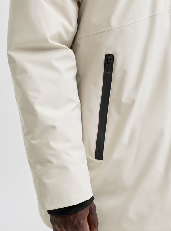 Jack & Jones Planet Parka Jacket XL - Moonbeam - Hommes - Léger, chaud et coupe-vent