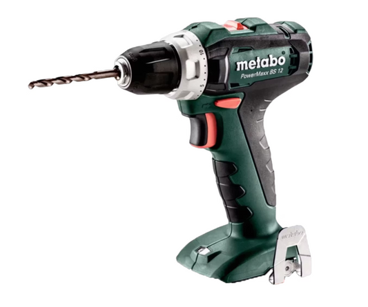 Metabo PowerMaxx 12V Perceuse sans fil - 40 Nm - Tête de perçage 1-10 mm - Compact - Vert/Noir