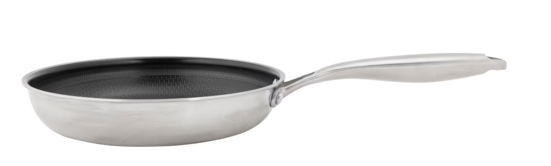 Thermos Thermoclad Poêle à crêpes - 24 cm - Acier inoxydable/Argent - revêtement antiadhésif en céramique sans PFAS