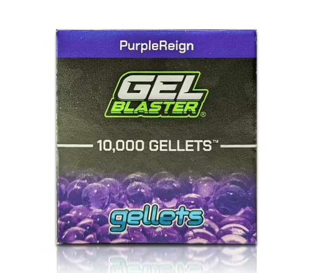 Gel Blaster Gellets Purple 10 000 pièces - 7.5 mm - Munitions en gel d'eau violet
