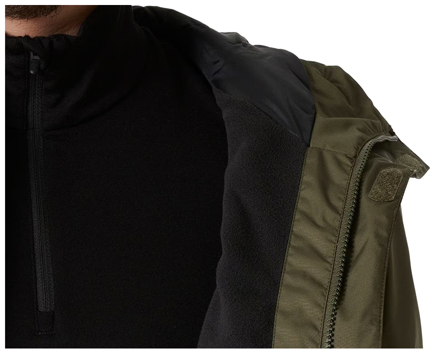 Helly Hansen - Vancouver Fleece Lined Jacket - Taille XXL & Helly Tech Protection - Imperméable et coupe-vent - Pour hommes - Utility Green Polyester