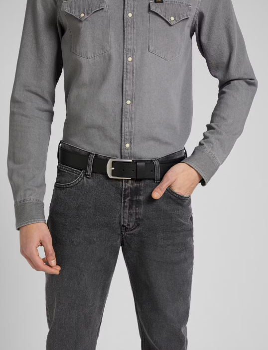 Lee Ceinture pantalon homme noire - 95 cm - Faux cuir