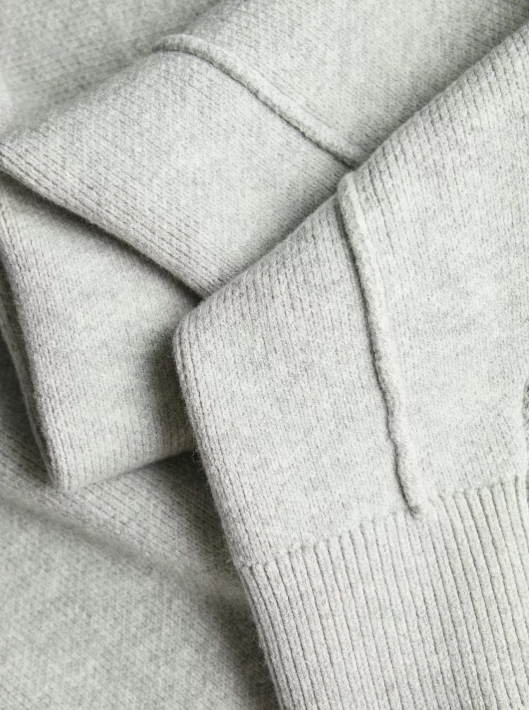 Jack & Jones Max Knit Crew Sweater - Light Grey Melange - XL