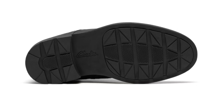 Clarks Emmet Zip Boots - Hommes - Noir - Taille 46 - Bottes en cuir avec fermeture éclair et lacets