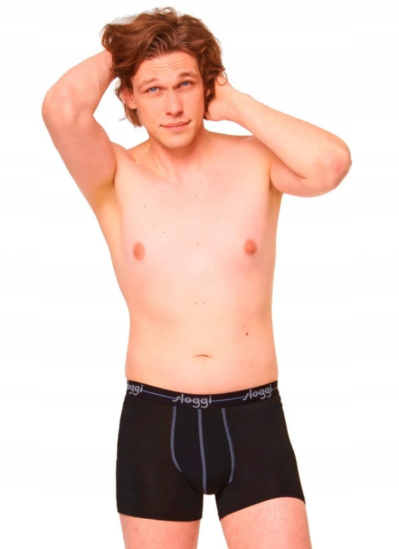 Pantalon homme Sloggi Start Short C2P - 2 pièces - taille L - marine et noir