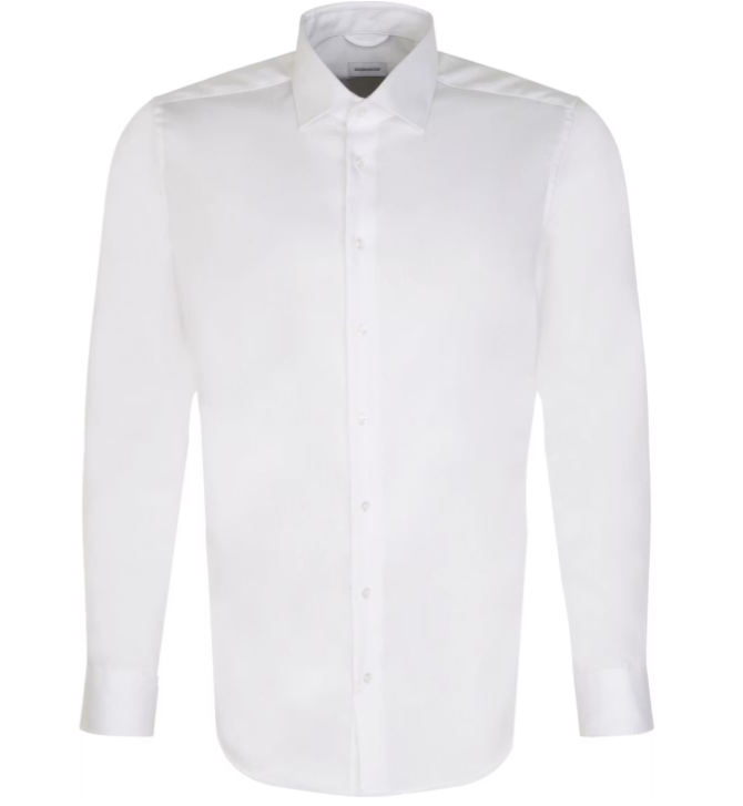Seidensticker New Kent business shirt - taille 42 - regular fit - regular sleeve - white