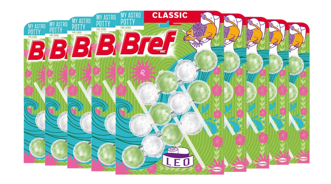 Bloc WC Bref Classic Fire Signs - Astro Potty Limited Edition - 27 pièces - 50 g