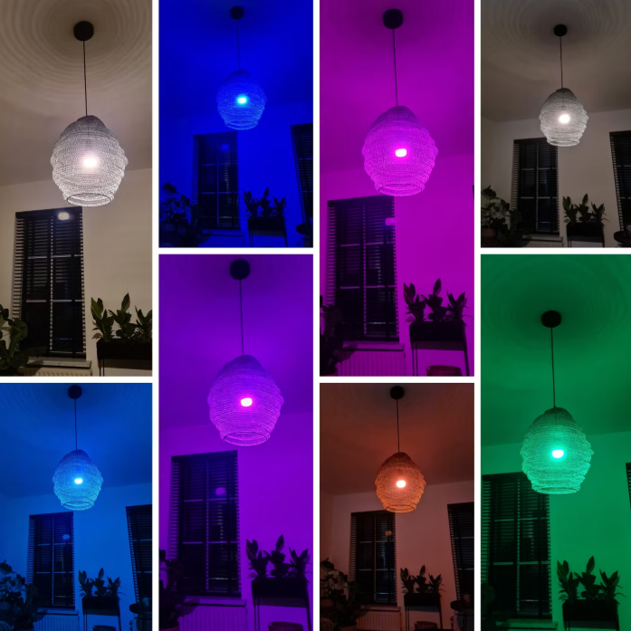 Woox Diamond Smart E27 WiFi LED Lamp 5-pack - 6W, RGB+CCT 2700-6500K, 110x55x55 mm, 500 Lumens