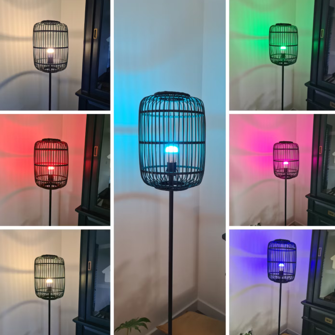 Woox Diamond Smart E27 WiFi LED Lamp 5-pack - 6W, RGB+CCT 2700-6500K, 110x55x55 mm, 500 Lumens