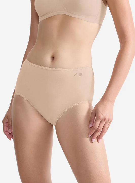 Sloggi Pure Comfort H Maxi Briefs Ladies - 3-Pack - Skin - size XL