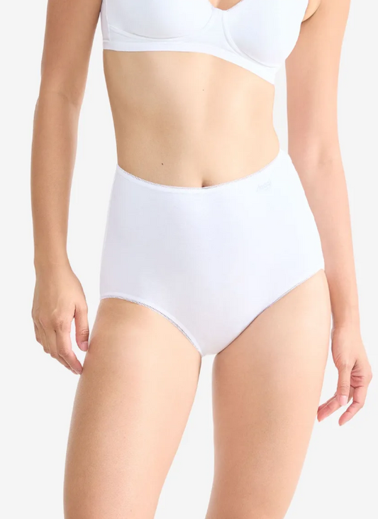 Sloggi Pure Comfort H Maxi Briefs Ladies - 3-Pack - White - M