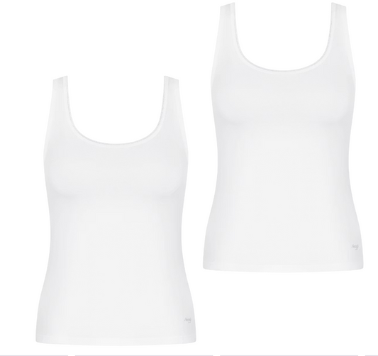 Sloggi Pur Comfort Tank Top Ladies - 2 Pieces - GOTS Cotton - Size L