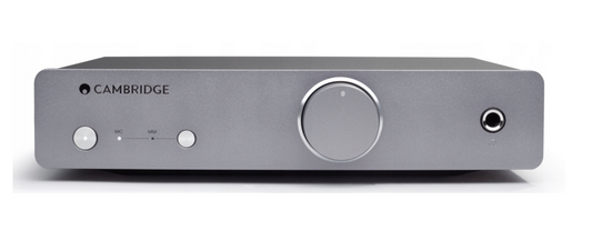 Cambridge Audio Duo Préamplificateur phono MM/MC - amplificateur de casque intégré - gris lunaire - 215 × 47 × 159 mm