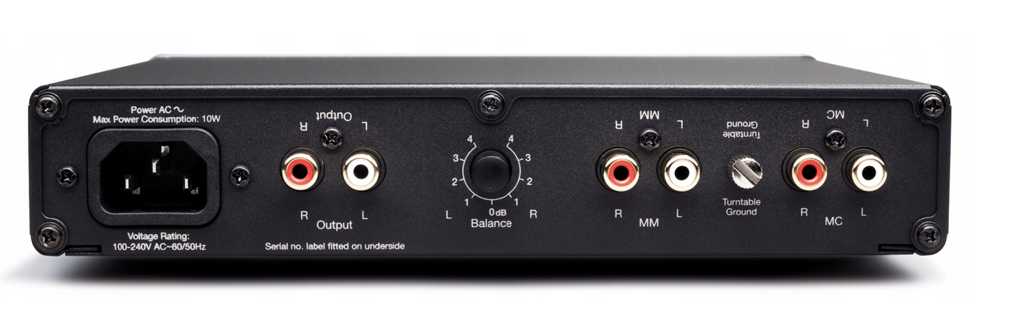 Cambridge Audio Duo Préamplificateur phono MM/MC - amplificateur de casque intégré - gris lunaire - 215 × 47 × 159 mm